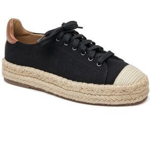 New SILVA | Lace-Up Platform Espadrille‎ Sneakers size 9